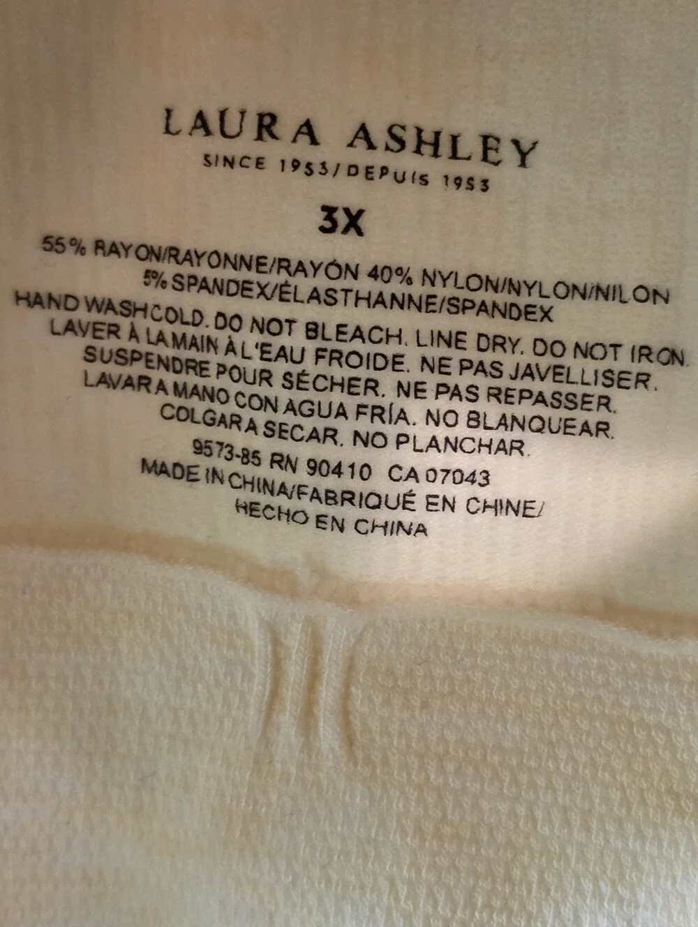 Laura Ashley 3pk‎ Ribbed Active Athletic Lounge Comfy Sports Bras Bralettes 3X